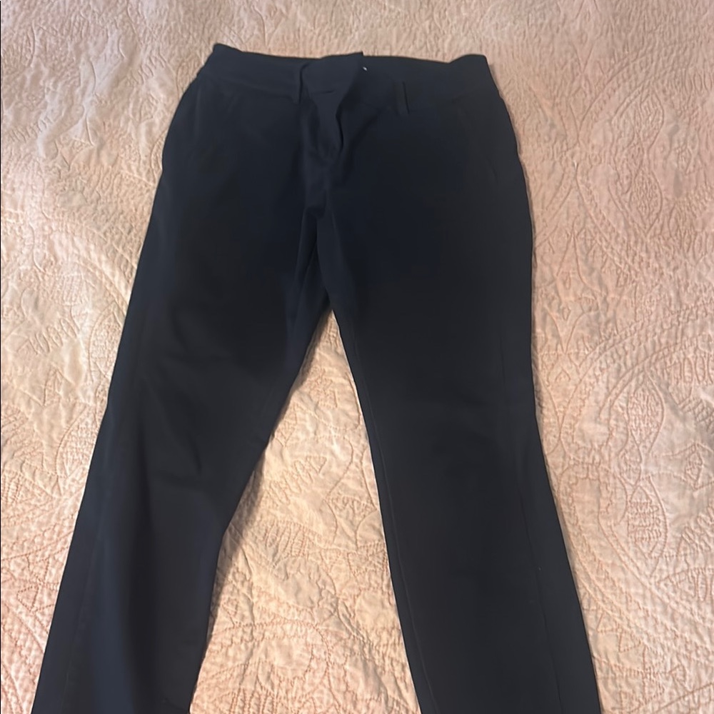 LOFT Black Chinos Full-Length Casual Pants
